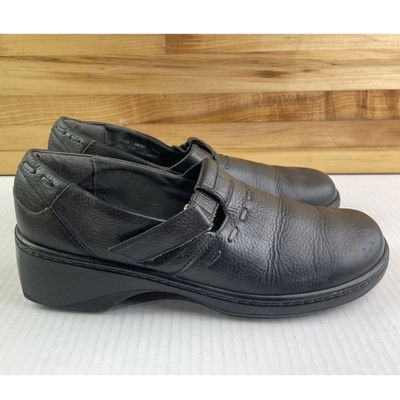 Clarks 37405 Woman's Mary Jane Closed-Toe Loafers Black Leather Size 10 - Picture 5 of 10